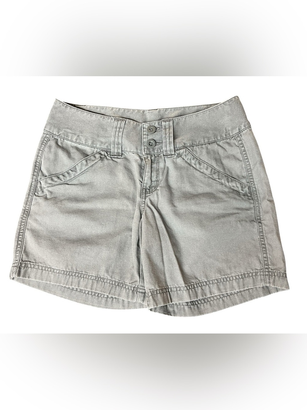 The North Face Women’s Light Green Cotton Twill Chino Shorts Size 4